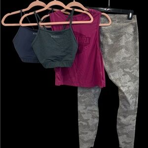 NOBULL CrossFit Workout Bundle | Sports Bras + Tank + Camo Leggings